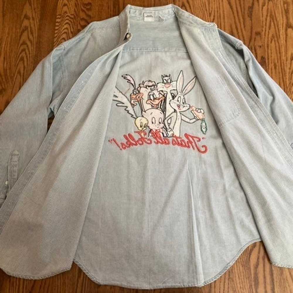 Acme Clothing Vintage Looney Toons Jean Shirt - image 12