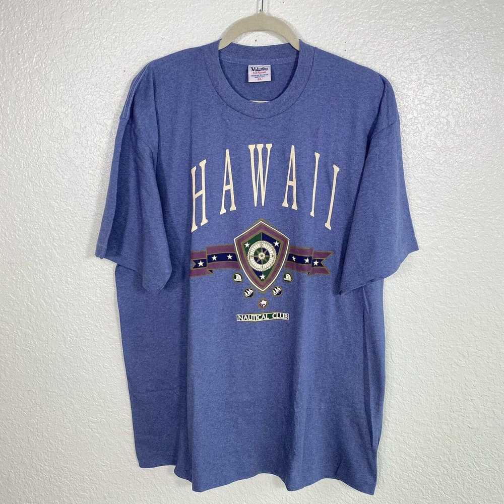 Vintage Hawaii Nautical Club Shirt Adult size XL … - image 1