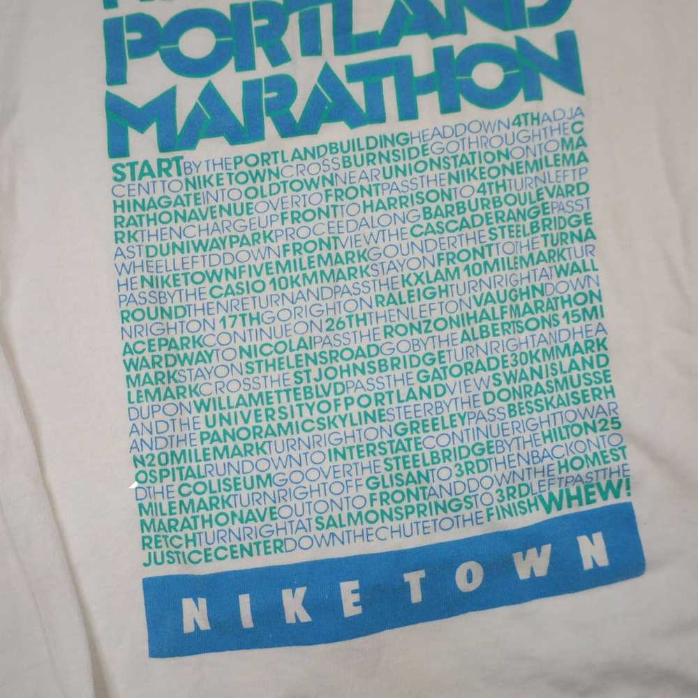 Vintage 1994 Nike Portland Marathon Finisher Grap… - image 3