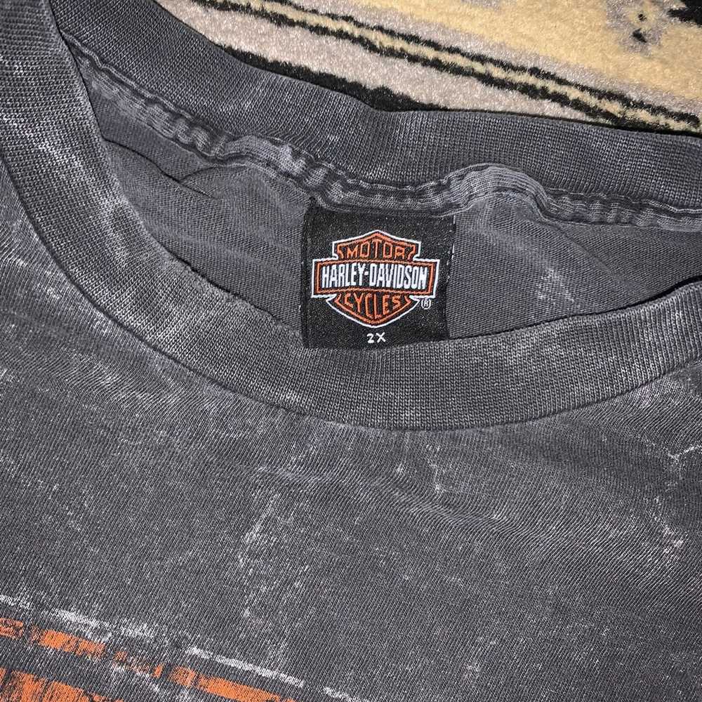 Harley-Davidson acid wash vintage tee - image 3