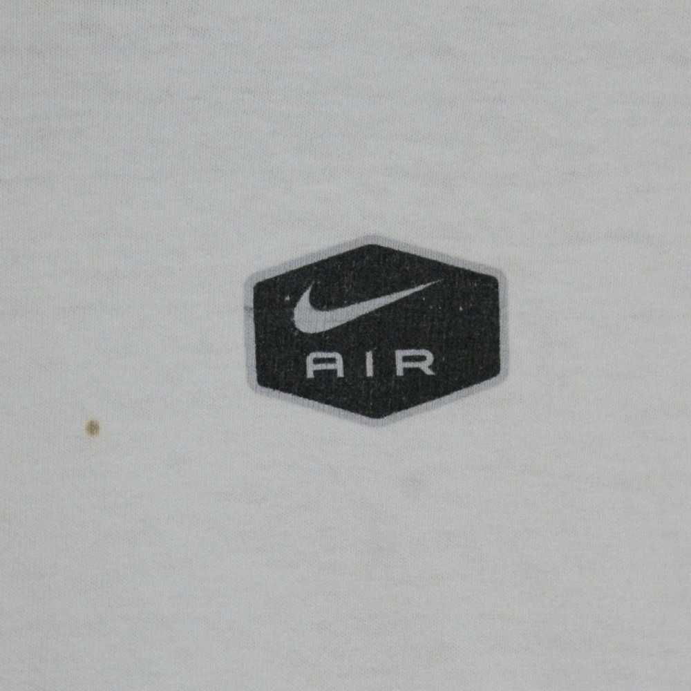 Vintage Nike Tuned Air White Cotton T-Shirt Size … - image 5