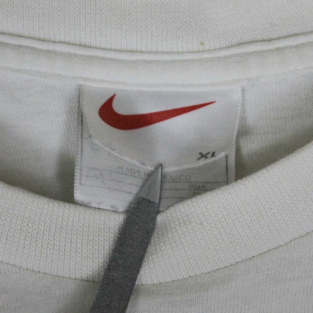 Vintage Nike Tuned Air White Cotton T-Shirt Size … - image 7