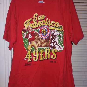 Vintage Joe Montana San Francisco 49ers shirt sal… - image 1