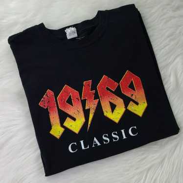 Vintage 1969 Metal Logo Classic T-Shirt - image 1