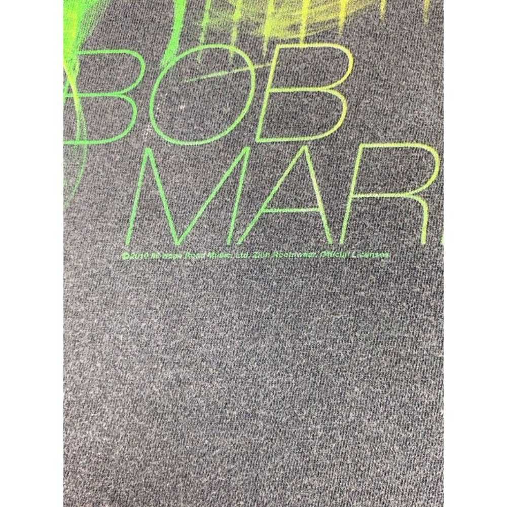 Vintage Y2K Bob Marley T-Shirt 1X Faded Black Dis… - image 4