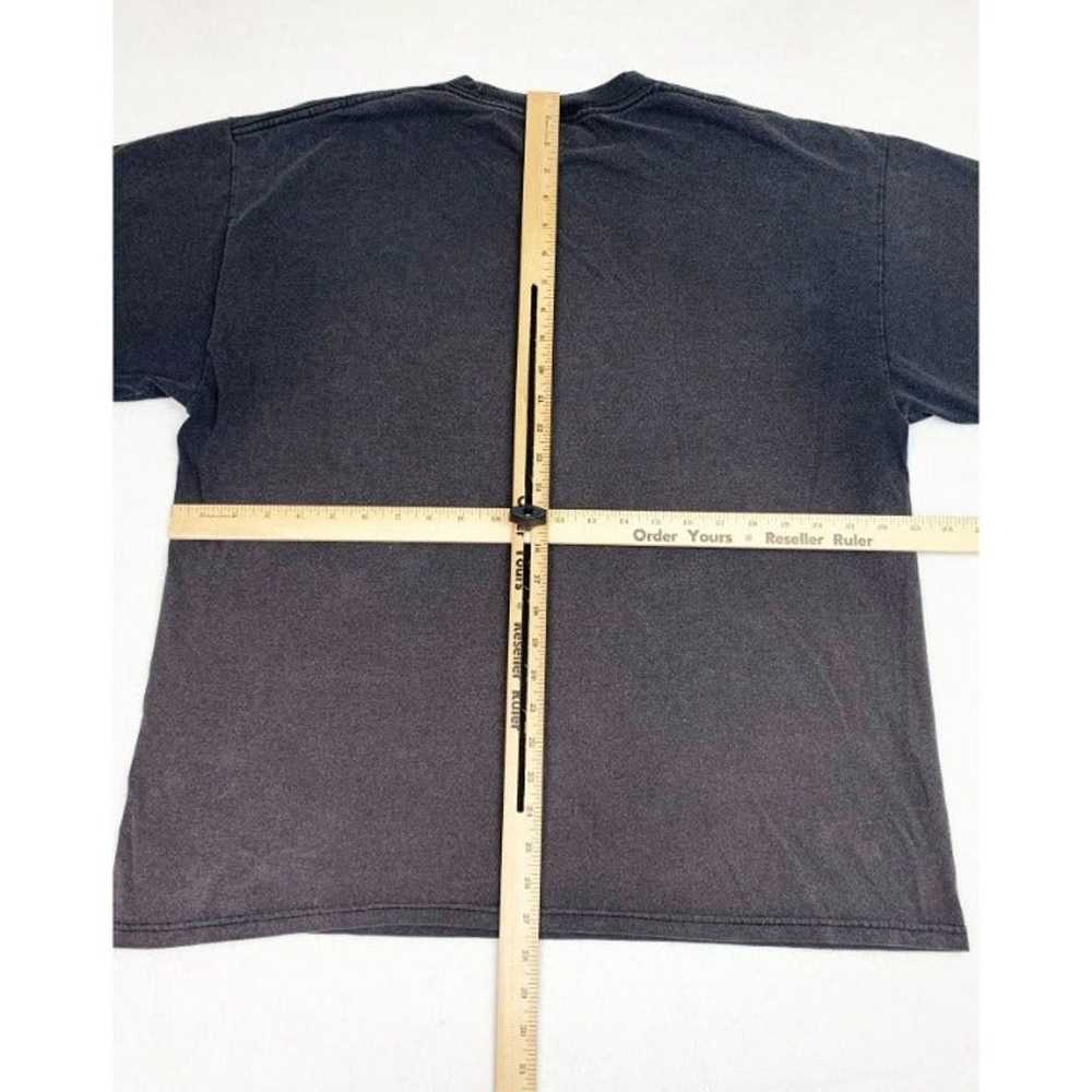 Vintage Y2K Bob Marley T-Shirt 1X Faded Black Dis… - image 5