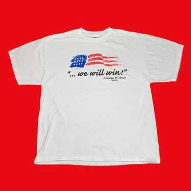 Vintage 2001 George W Bush Political T-shirt - image 1