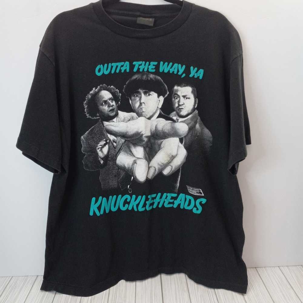 Vintage 1989 The Three Stooges "Knuckleheads" Tee - image 1