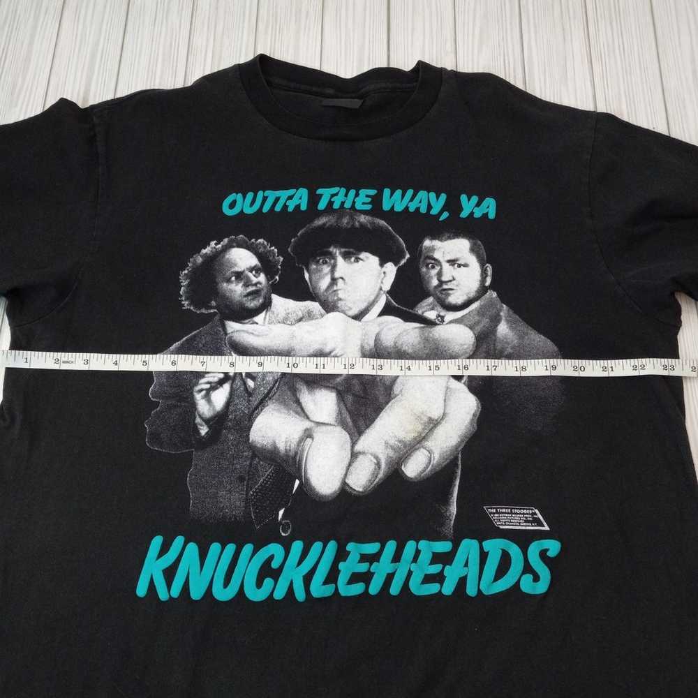 Vintage 1989 The Three Stooges "Knuckleheads" Tee - image 8
