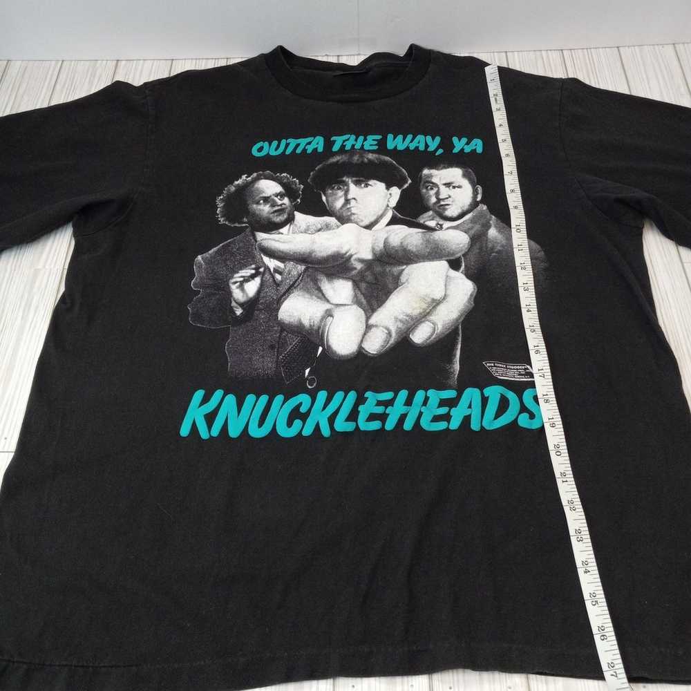 Vintage 1989 The Three Stooges "Knuckleheads" Tee - image 9
