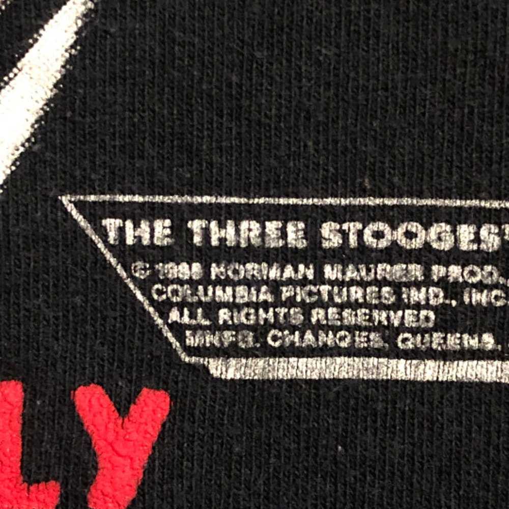 1988 Three Stooges Shirt Moe Larry Curly - image 5