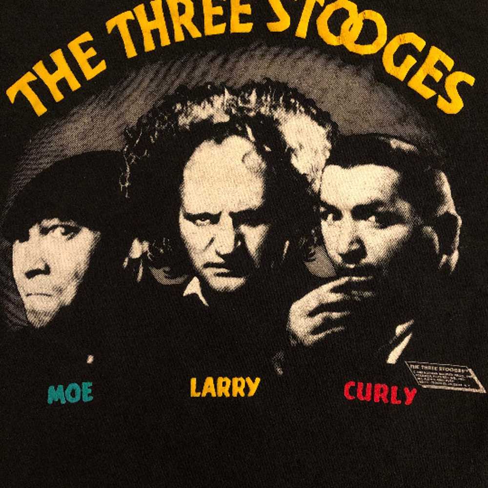 1988 Three Stooges Shirt Moe Larry Curly - image 6