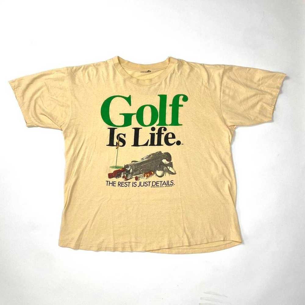 Vintage 1994 Big Ball Sports “Golf is Life” T Shi… - image 1