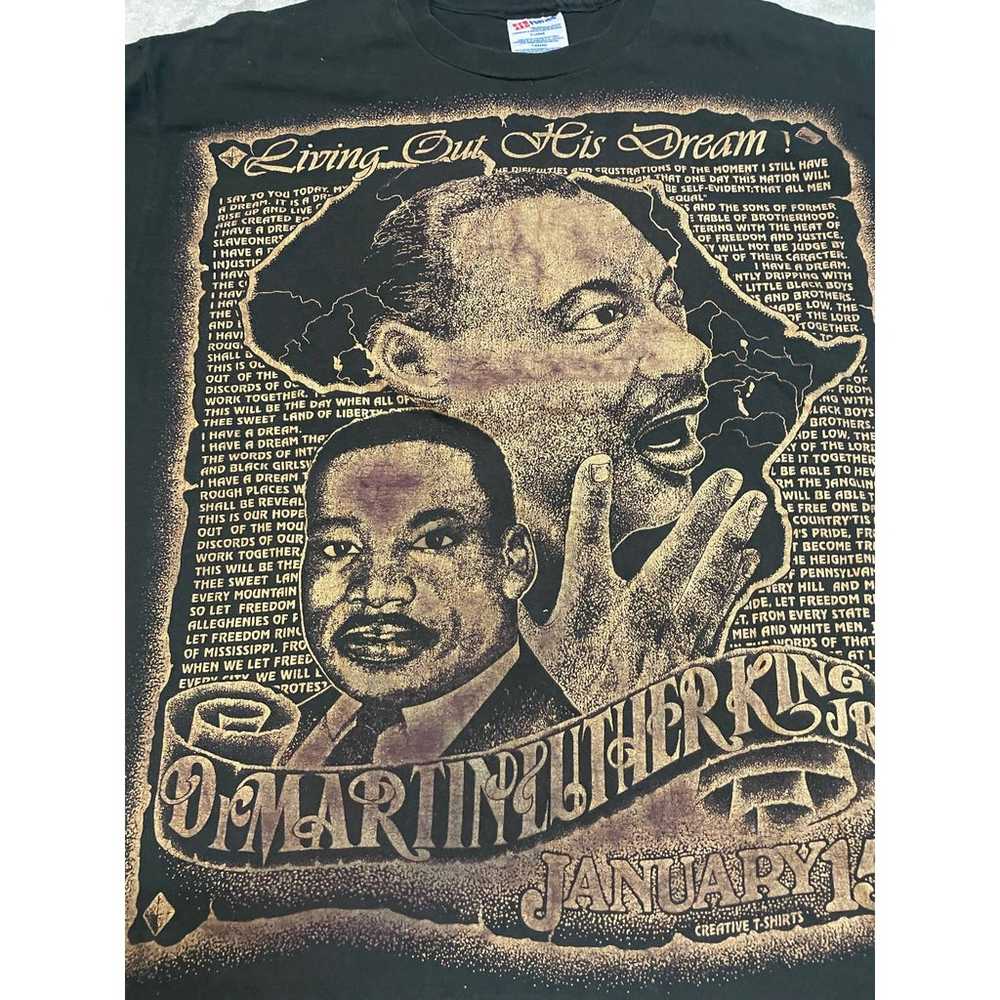 Vintage 1990s Martin Luther King T-Shirt - image 4