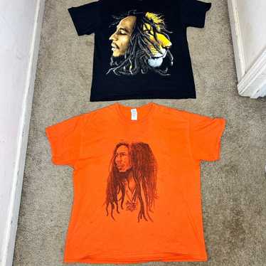 vintage 90s BOB MARLEY HAILE SELASSIE T-Shirt XL rastafari reggae