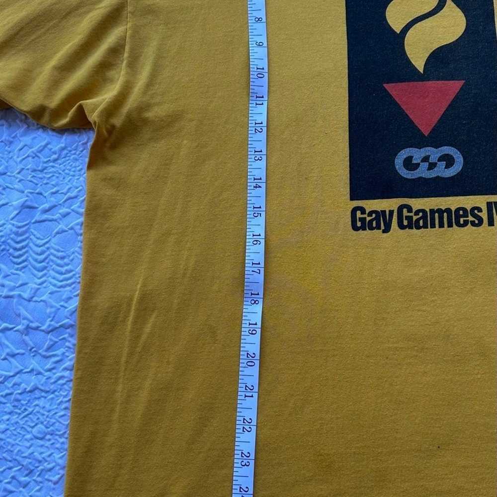 Men’s Vintage 1994 Gay Games Unity New York Shirt… - image 8