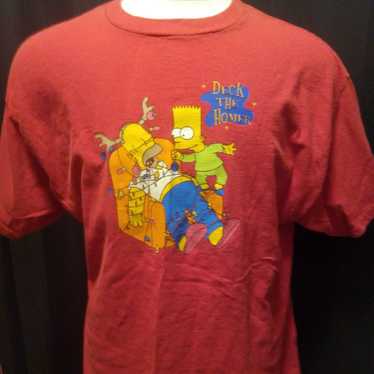 Vintage Simpsons Christmas T Shirt - image 1