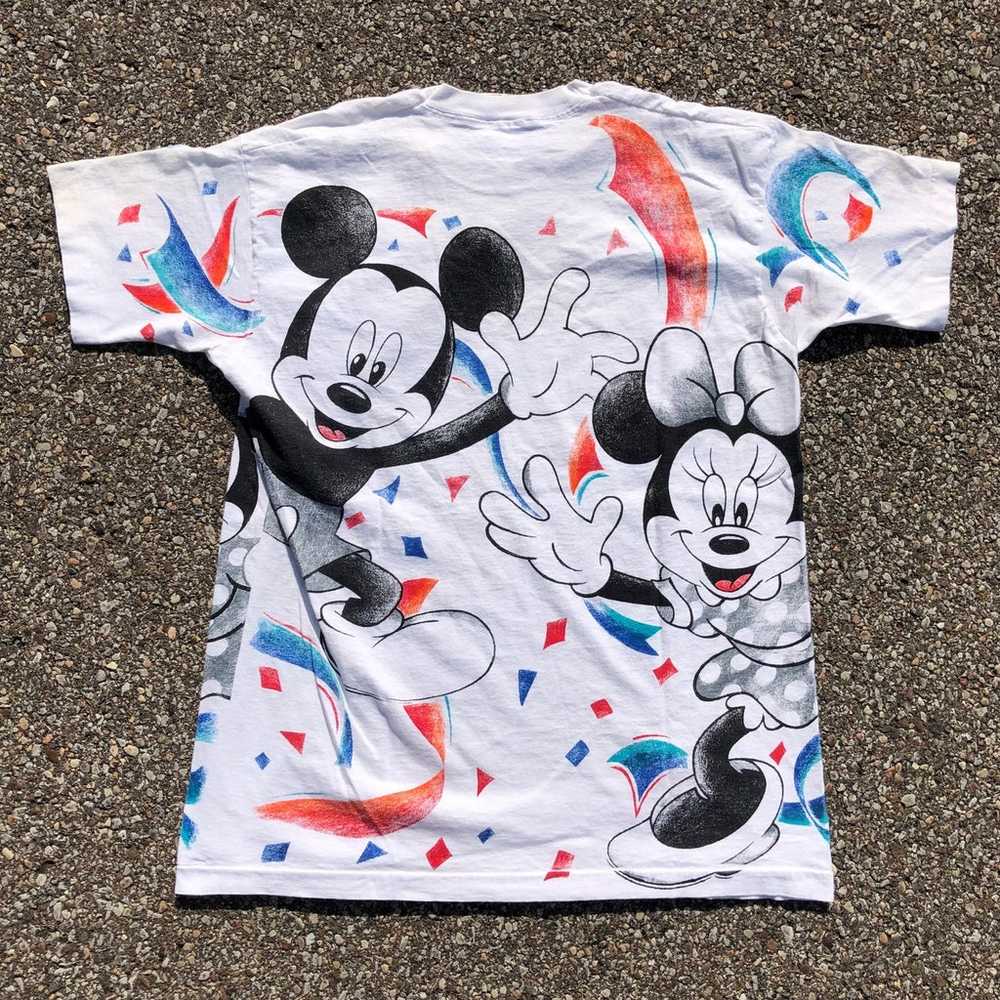 Vintage Jerry Leigh AOP Mickey T-Shirt - image 2