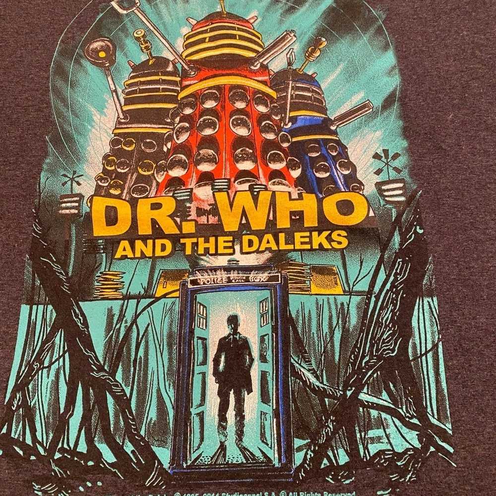 Vintage Dr Who And The Daleks T shirt Movie Promo… - image 3