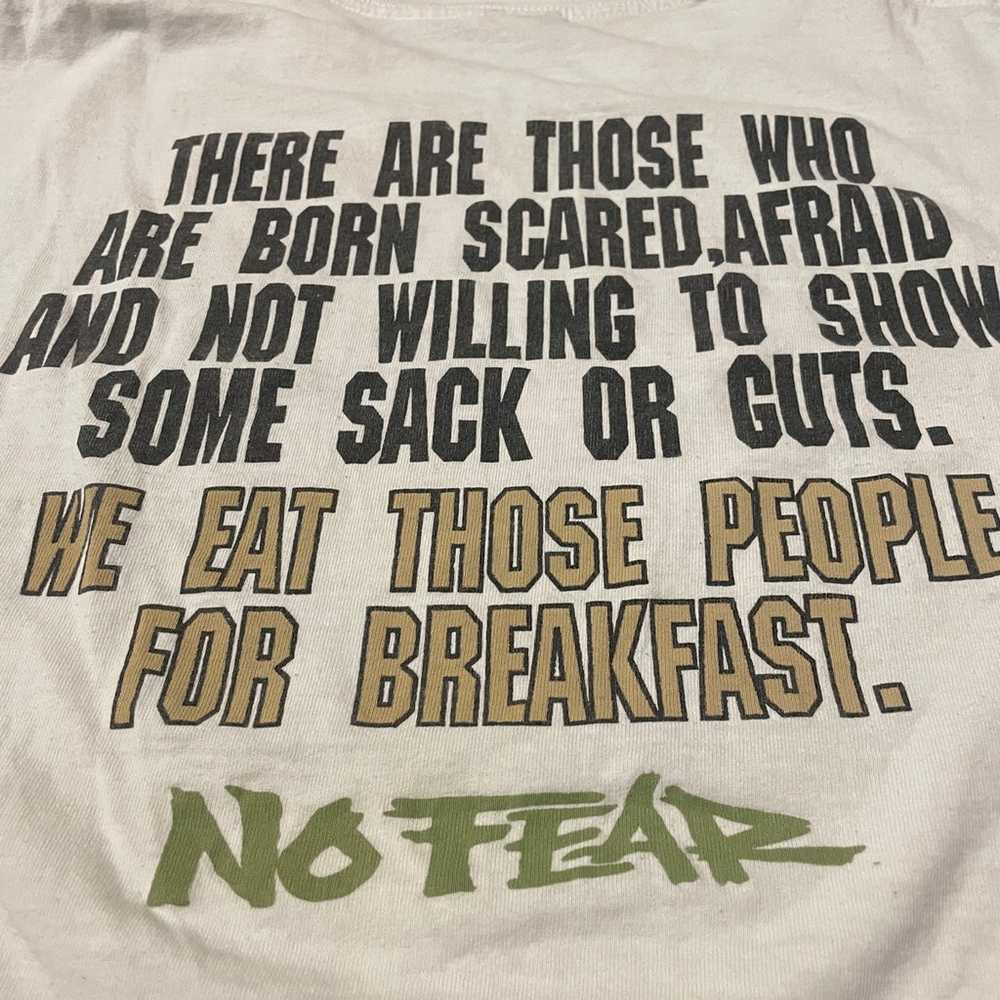 Men's 90’s No Fear “Breakfast” Graphic T-Shirt (S… - image 2