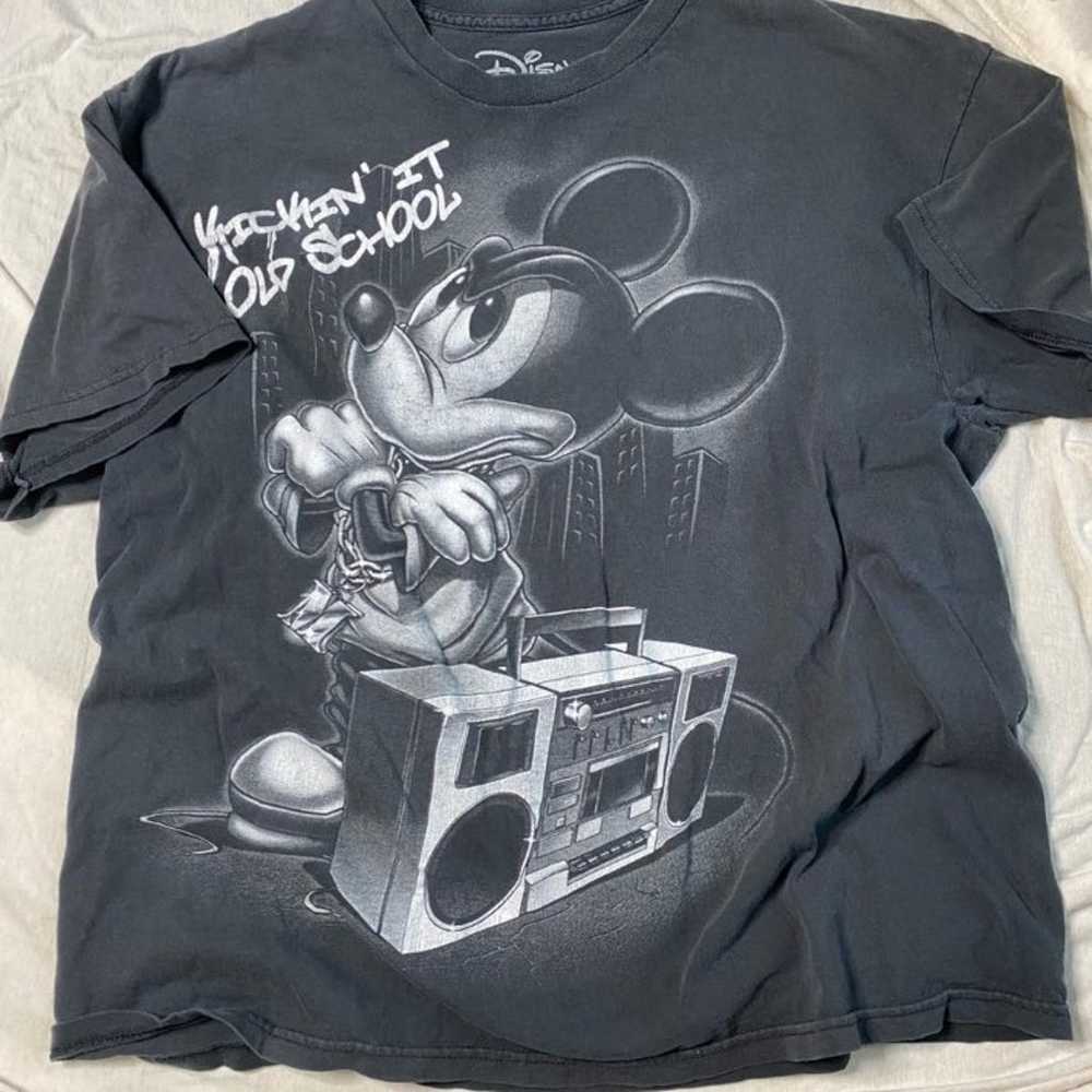 Vintage Hip hop Mickey Mouse Tee - image 5