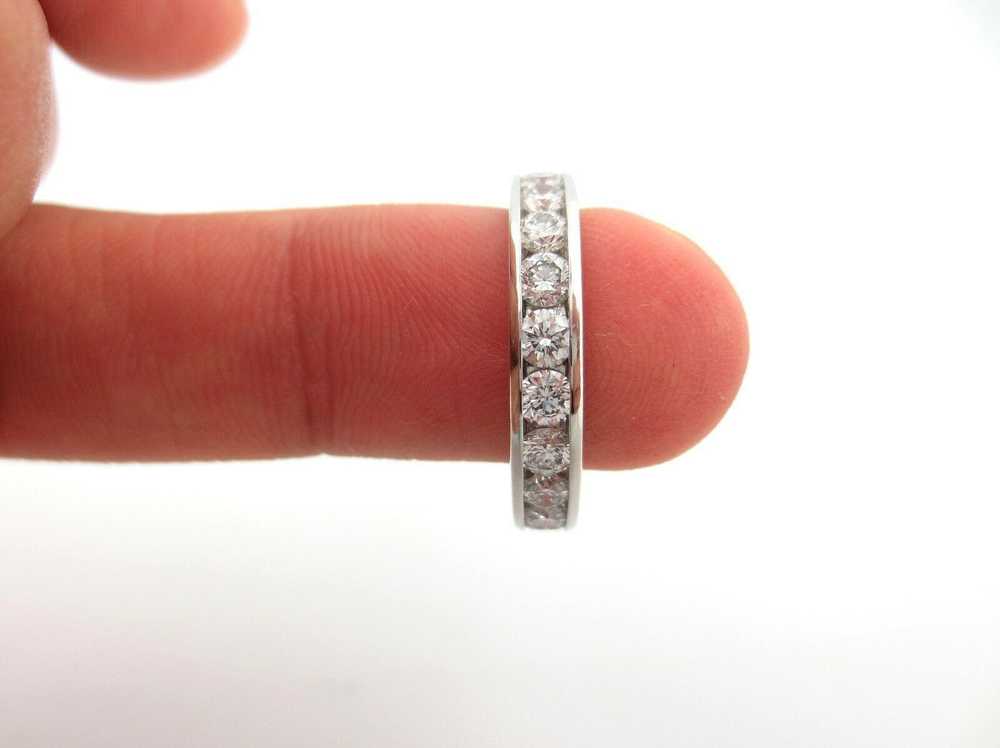 Tiffany & Co. Platinum 3.9mm 1.89ct Diamond Etern… - image 4