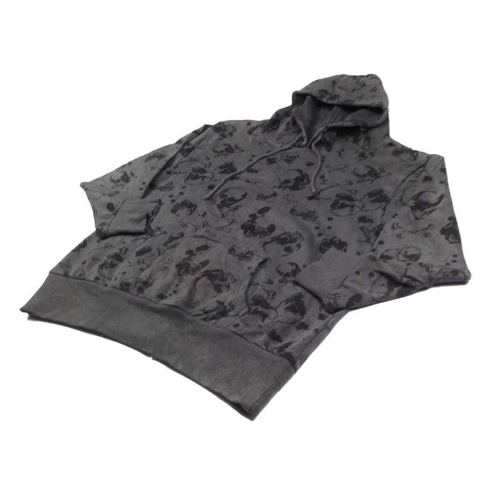 Designer Grey Hoodie Full Prints Skull - image 3