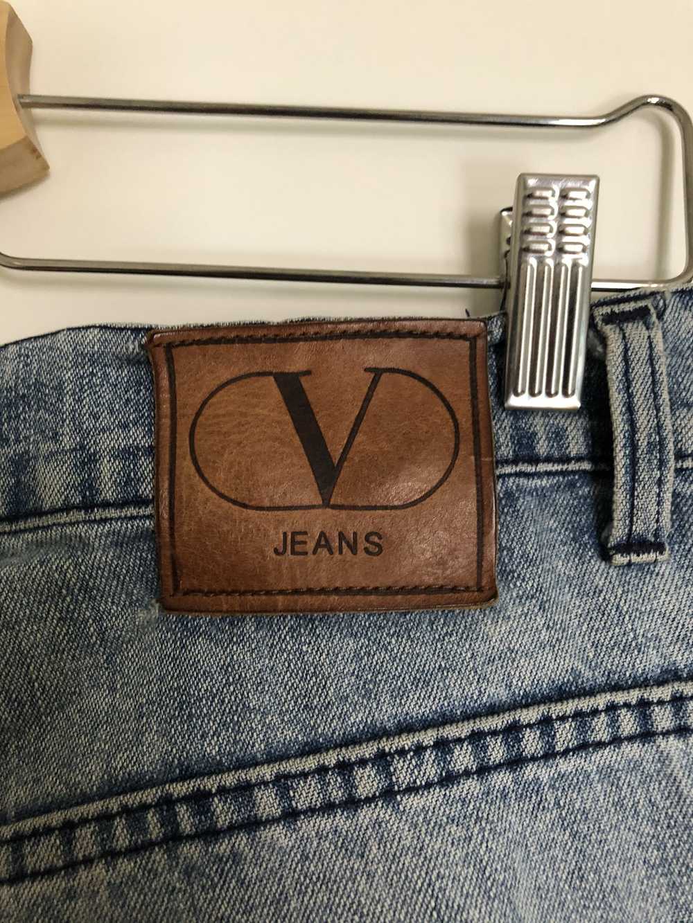 Valentino Valentino 1970s Light Wash Jeans - image 6