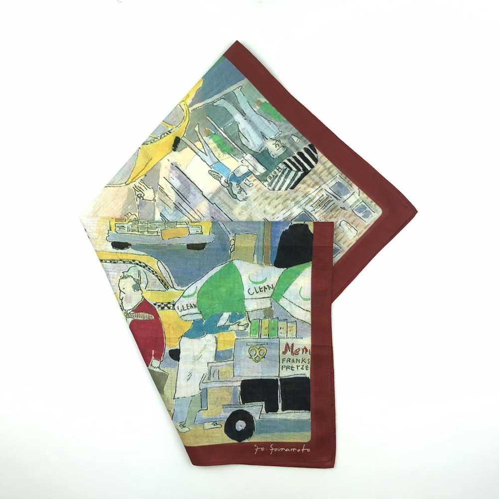 Vintage VINTAGE NEW YORK BANDANA HANDKERCHIEF DES… - image 1