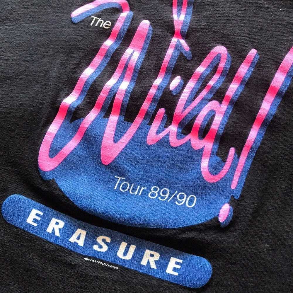 Vintage Erasure 89/90 Wild Tour T-Shirt - image 3