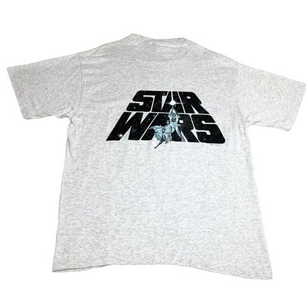 Vintage 90s Changes Star Wars T-Shirt Grey XL1996… - image 1