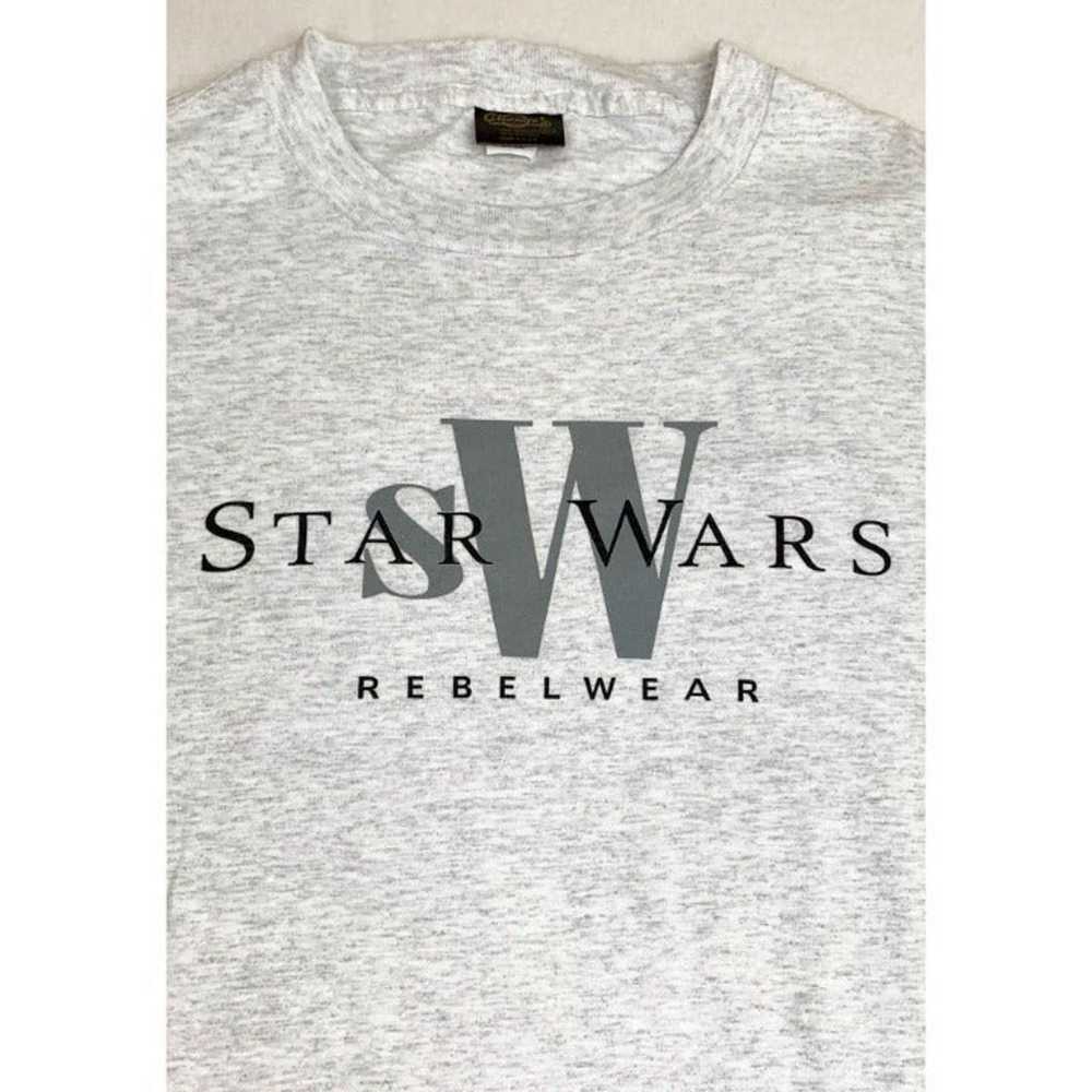 Vintage 90s Changes Star Wars T-Shirt Grey XL1996… - image 3