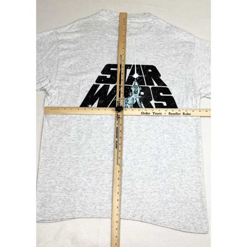 Vintage 90s Changes Star Wars T-Shirt Grey XL1996… - image 7