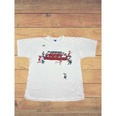 vtg DeSantis Rocky & Bullwinkle T-Shirt Large Mad… - image 1