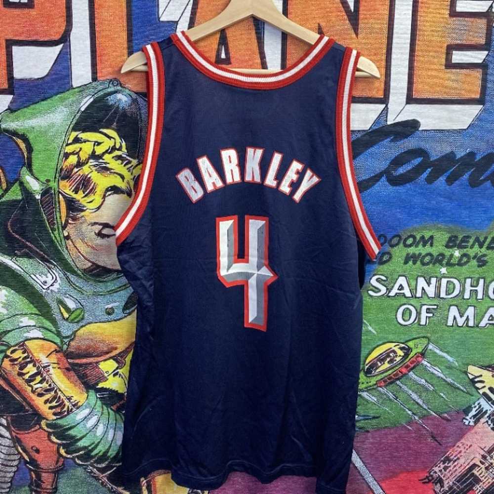 Vintage 90s NBA Rockets Jersey size 48 Large - image 6