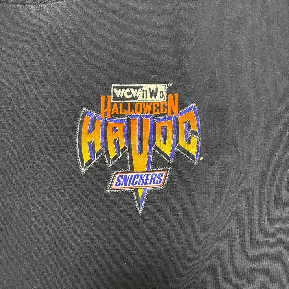 Vintage 1998 WCW NWO Halloween Havoc Tee - image 3