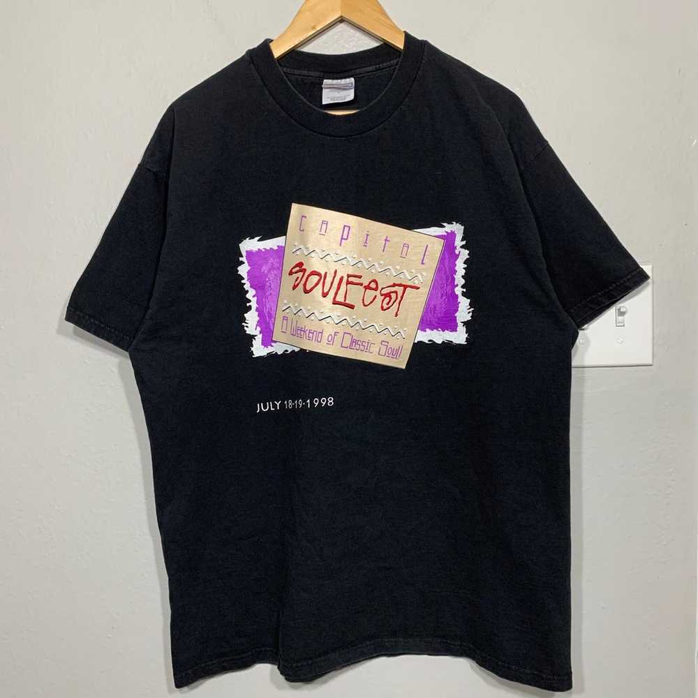 Vintage 90s Capital Soul fest 1998 Concert Tee Sz… - image 1