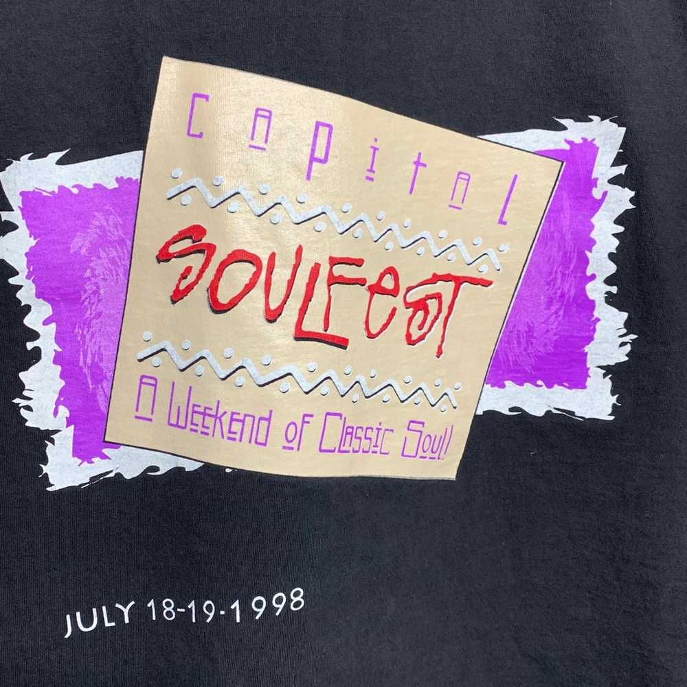 Vintage 90s Capital Soul fest 1998 Concert Tee Sz… - image 2