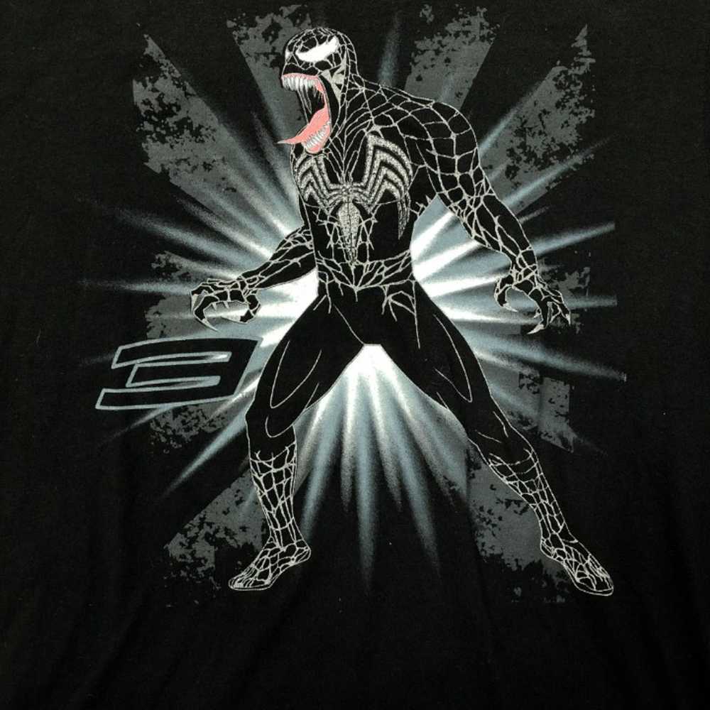 Vintage Pre-Owned Spider Man 3 Venom Black T-Shir… - image 2