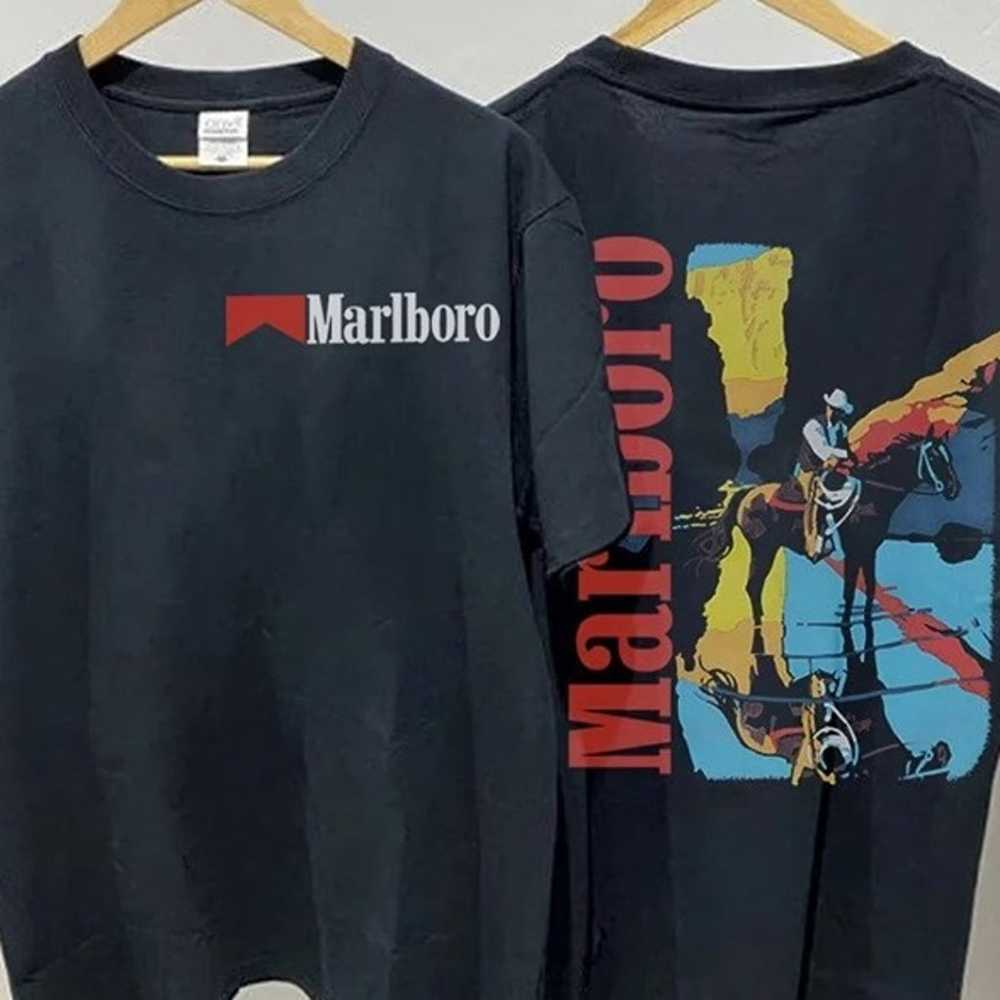 Vintage 1990s Marlboro Man Cowboy T-Shirt - image 1