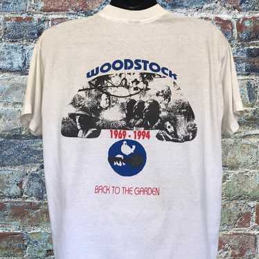 Vintage 90s Woodstock Band Event T-Shirt - image 1