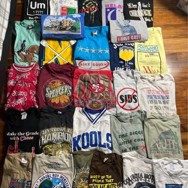 30 Vintage T-Shirts Wholesale Bulk Premium Reselle