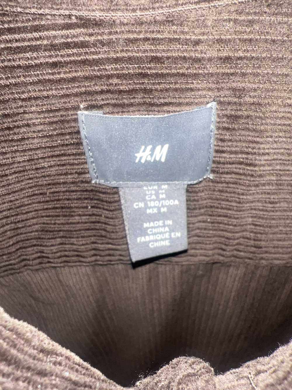 H&M × Streetwear × Vintage Brown Corduroy H&M But… - image 3