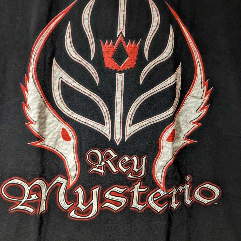 Vintage 2002 Rey Mysterio Mask WWE Wrestling Blac… - image 2