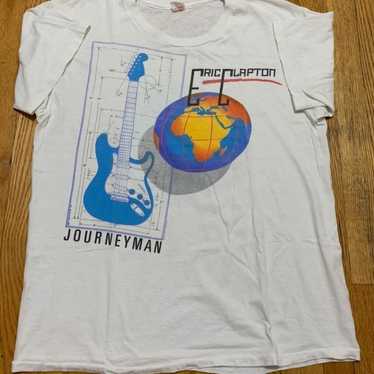 1990 eric clapton tour vintage shirt - image 1