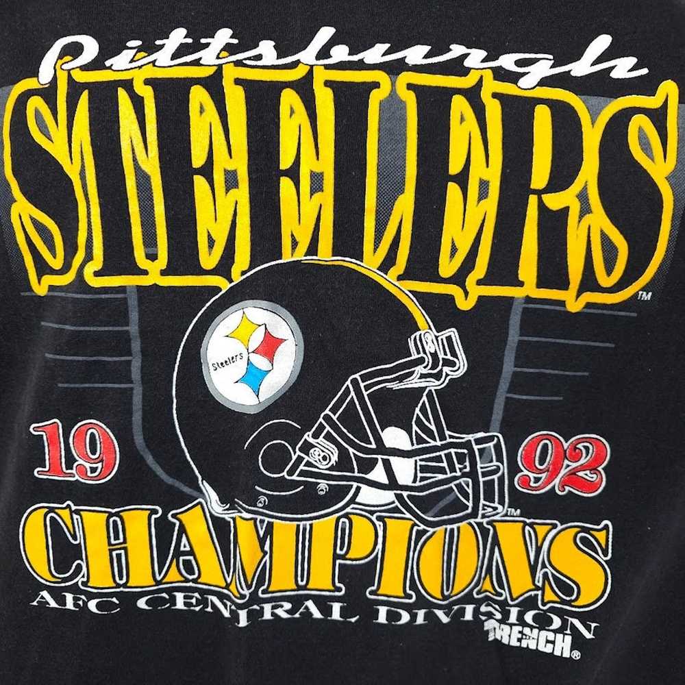 NFL Pittsburgh Steelers T Shirt Vintage 90s 1992 … - image 2