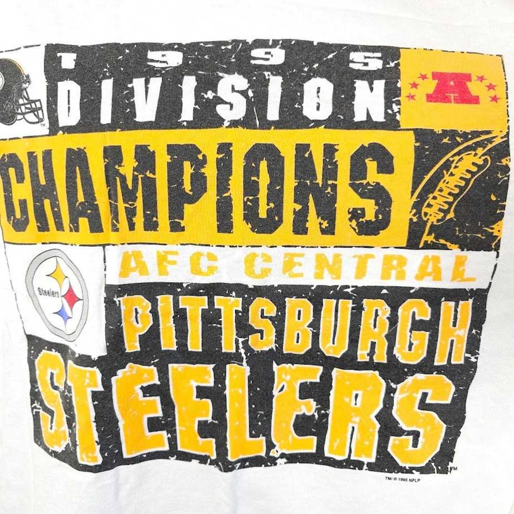 NFL Pittsburgh Steelers Starter T Shirt Vintage 9… - image 2