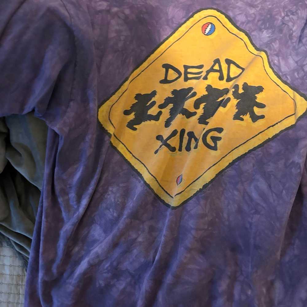 Grateful Dead dead crossing vintage shirt - image 3