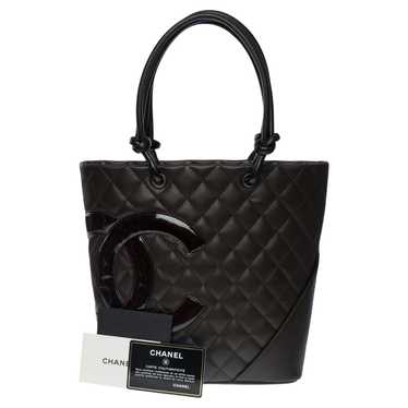 Chanel CHANEL Gorgeous Cambon Tote bag in brown q… - image 1