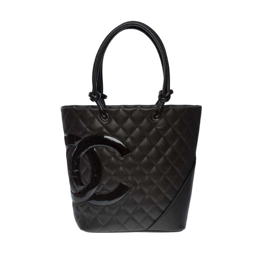 Chanel CHANEL Gorgeous Cambon Tote bag in brown q… - image 2